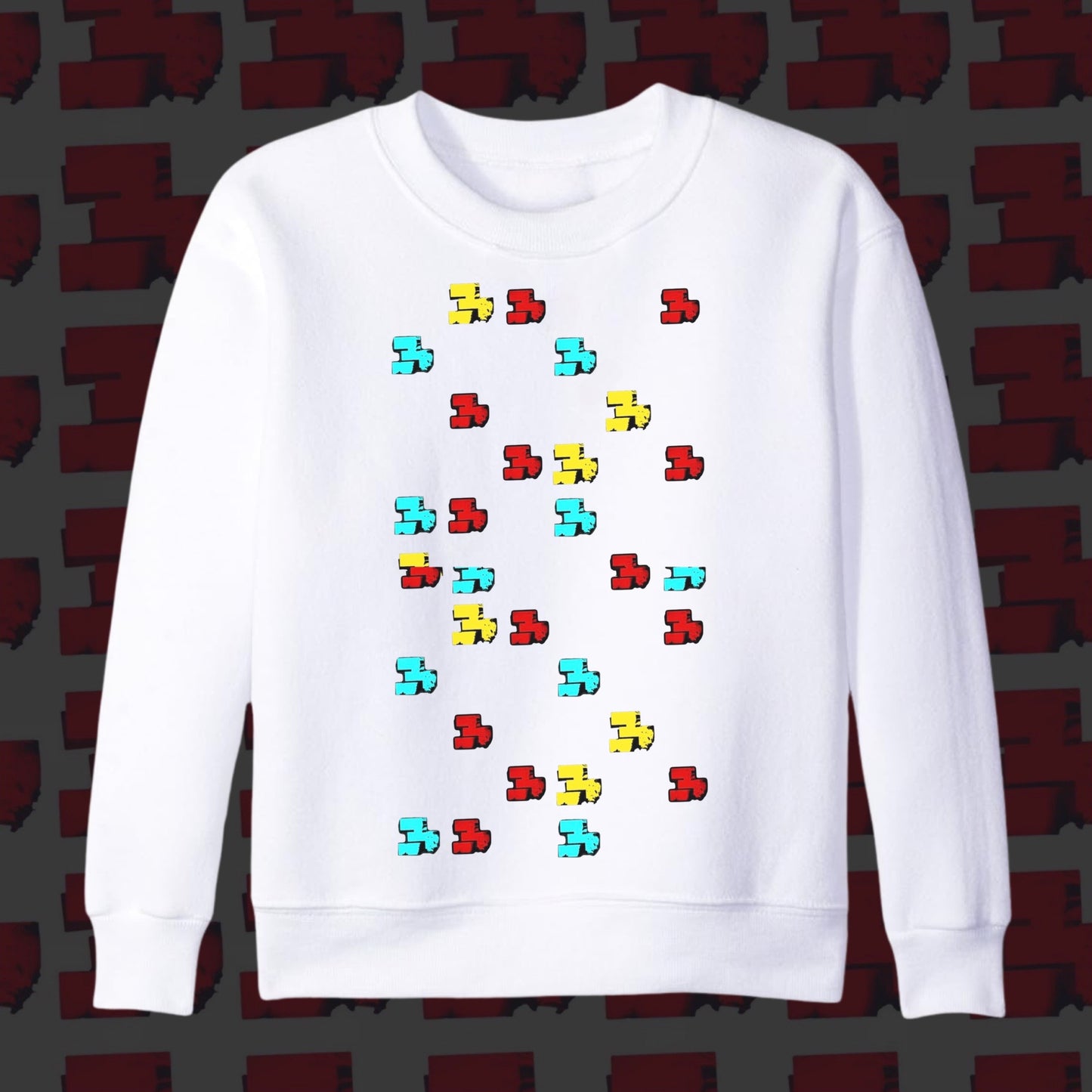 DEZO GAME-LOGO SWEATSHIRT (Red)