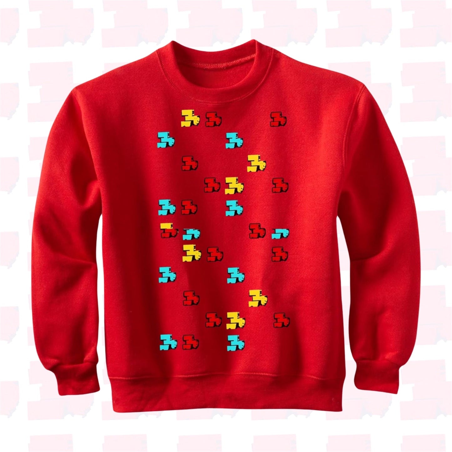 DEZO GAME-LOGO SWEATSHIRT (Red)