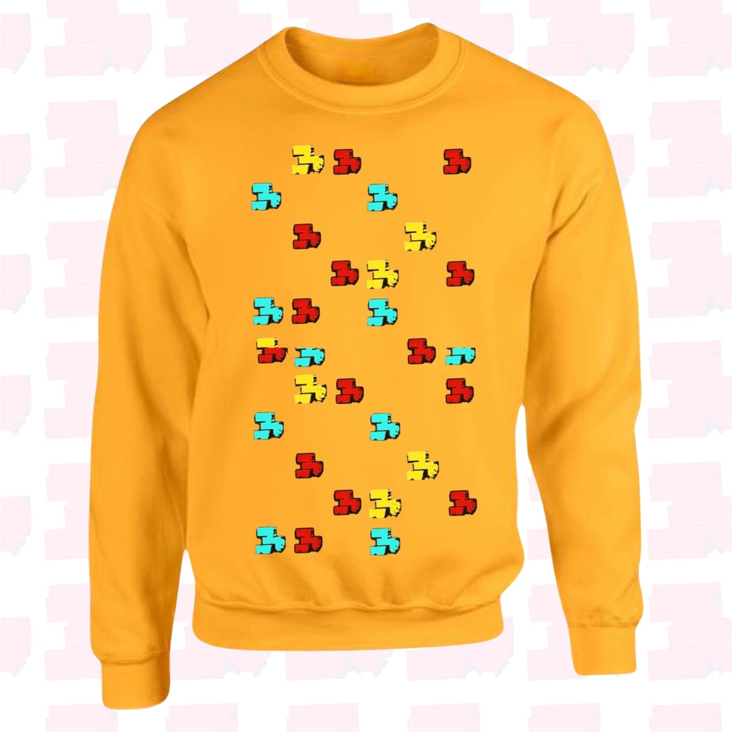 DEZO GAME-LOGO SWEATSHIRT (Gold)